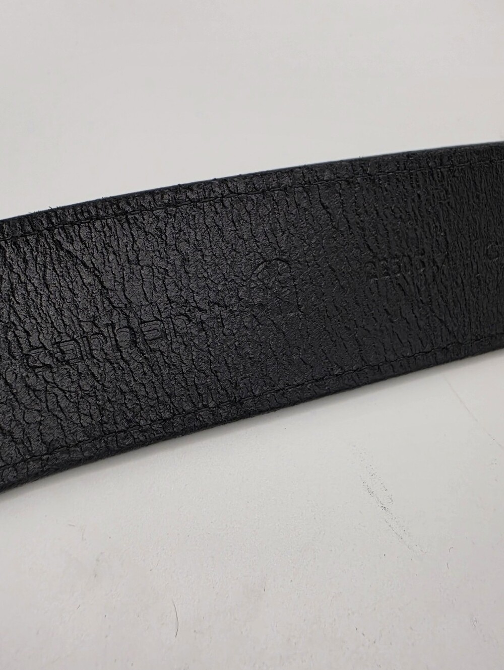 Carhartt Black Canvas Leather Trim Belt Size 36 Logo Buckle Workwear Great Cond - Picture 4 of 10